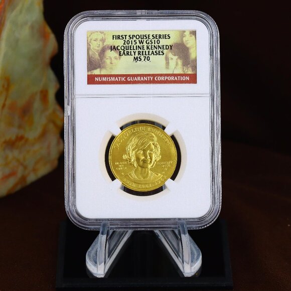 Jacqueline Kennedy Edition MS70 NGC $10 Gold Coin Early Release Factory Sealed - Picture 1 of 5